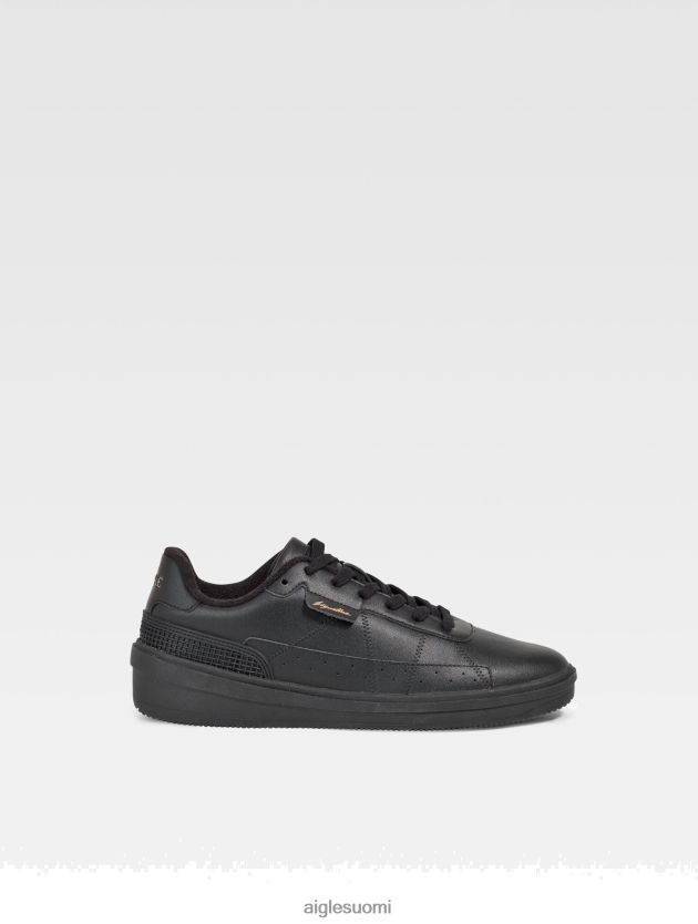 Aigle miehet ikoniset lenkkarit, jotka ovat 80-luvun klassikon uudistus noir kenkiä 0H0BPX309