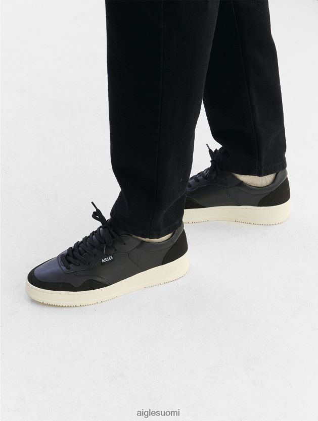 Aigle miehet kestävä nahkalenkkari noir kenkiä 0H0BPX290