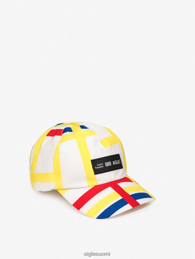 Aigle x Centre Pompidou miehet painettu korkki mondrian Lisätarvikkeet 0H0BPX402