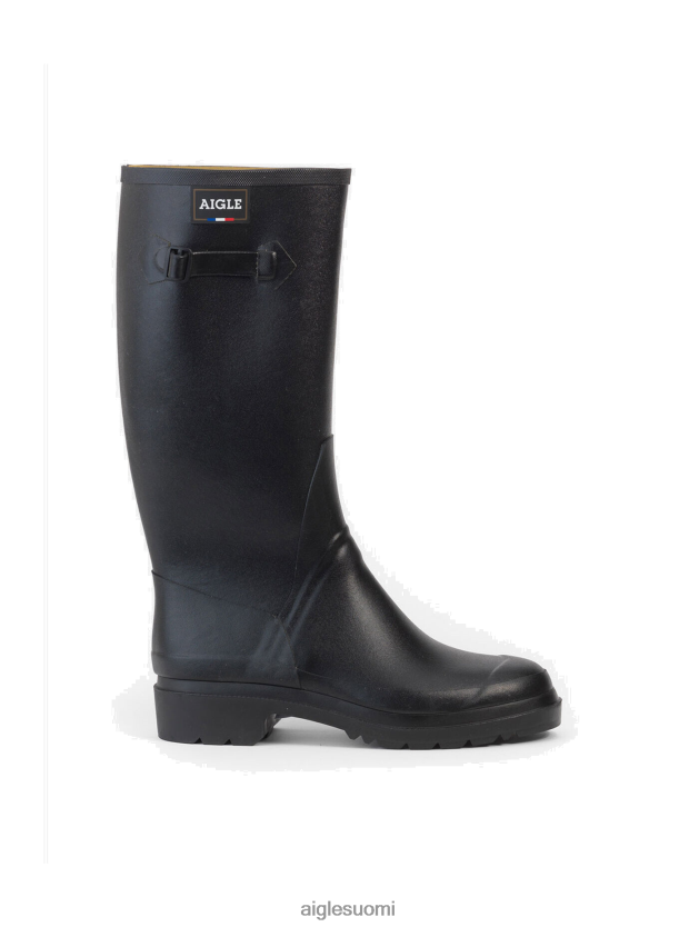 Aigle miehet Ranskassa valmistetut puutarhakengät noir saappaat 0H0BPX234