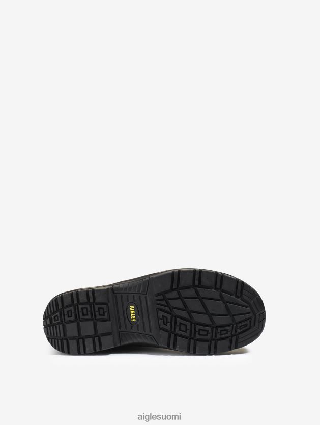 Aigle miehet vedenpitävä, eristetty nahkainen turvasaapas tumman ruskea saappaat 0H0BPX297