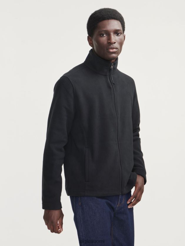 Aigle miehet mikrokuitufleece vetoketjulla noir vaatteet 0H0BPX18