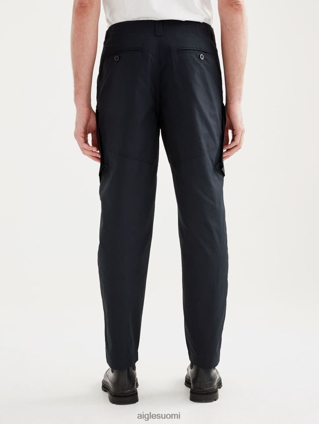 Aigle miehet popliini cargo-housut noir vaatteet 0H0BPX142