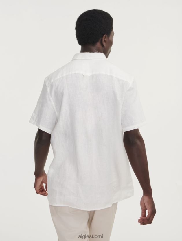 Aigle miehet pellava lyhythihainen paita lait vaatteet 0H0BPX145