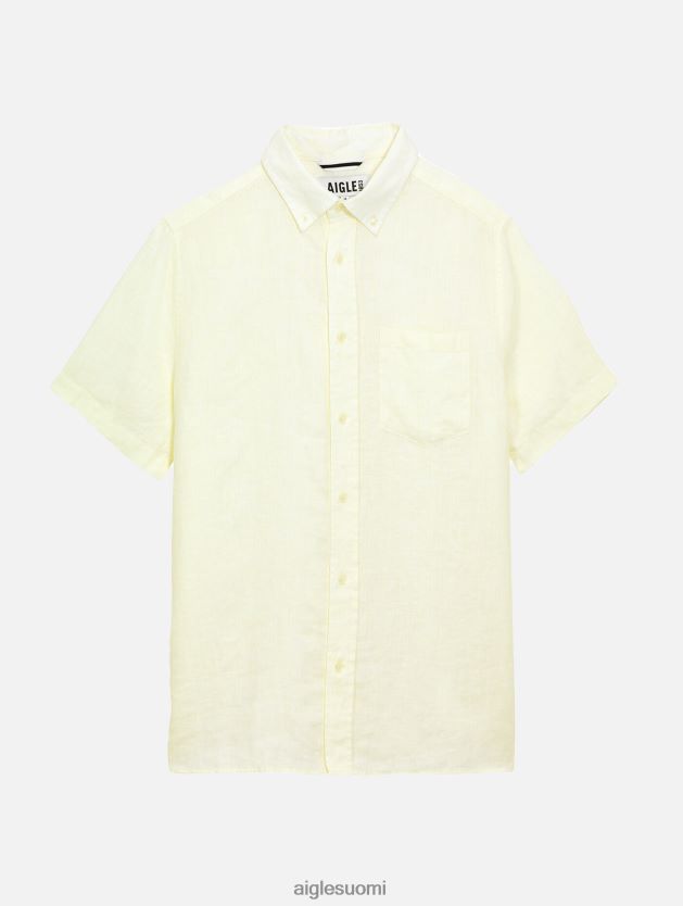 Aigle miehet pellava lyhythihainen paita lait vaatteet 0H0BPX145