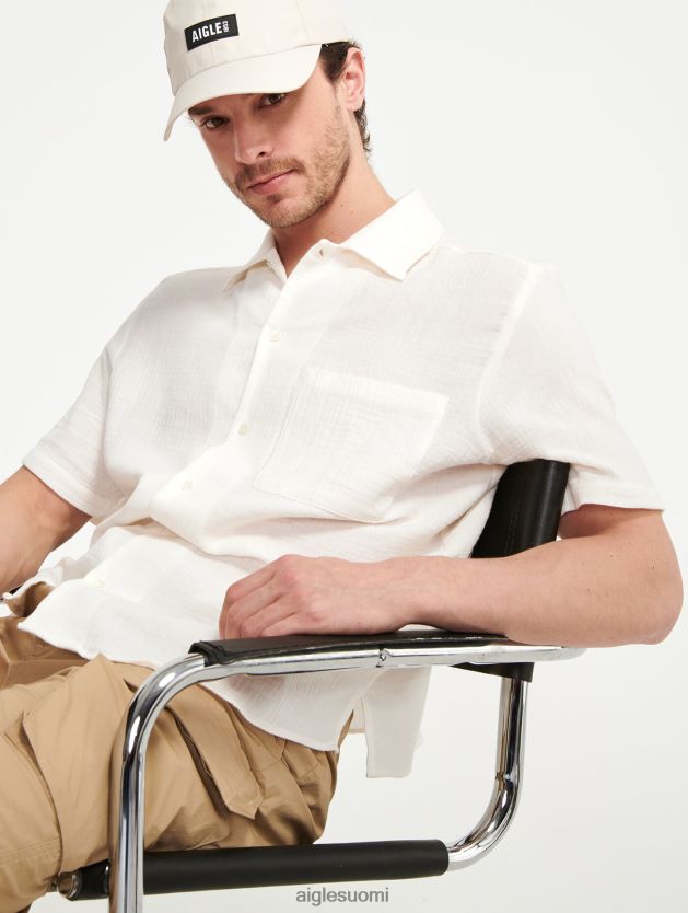 Aigle miehet puuvillainen kaasu lyhythihainen paita lait vaatteet 0H0BPX153