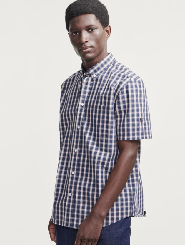 Aigle miehet ruudullinen lyhythihainen paita imperiumi ch vaatteet 0H0BPX100