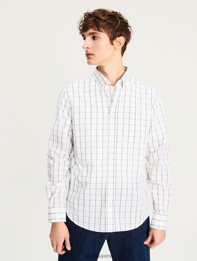Aigle miehet ruutupaita blanc ch vaatteet 0H0BPX104