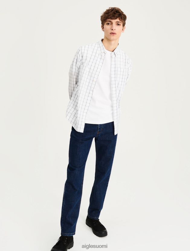Aigle miehet ruutupaita blanc ch vaatteet 0H0BPX104