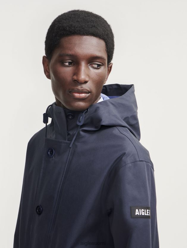 Aigle miehet keskipitkä hupullinen mtd-parka imperiumi vaatteet 0H0BPX214