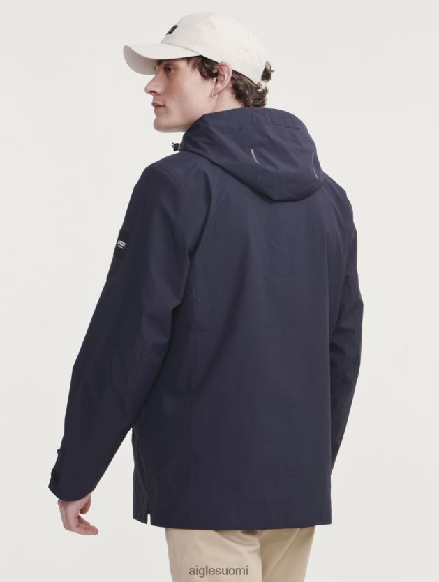 Aigle miehet keskipitkä mtd hupullinen parka meren- vaatteet 0H0BPX160
