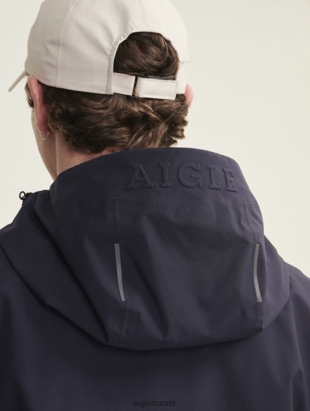 Aigle miehet keskipitkä mtd hupullinen parka meren- vaatteet 0H0BPX160