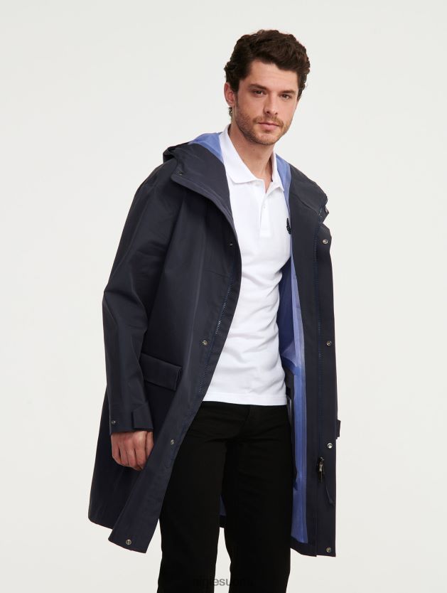 Aigle miehet pitkä hupullinen mtd parka imperiumi vaatteet 0H0BPX223