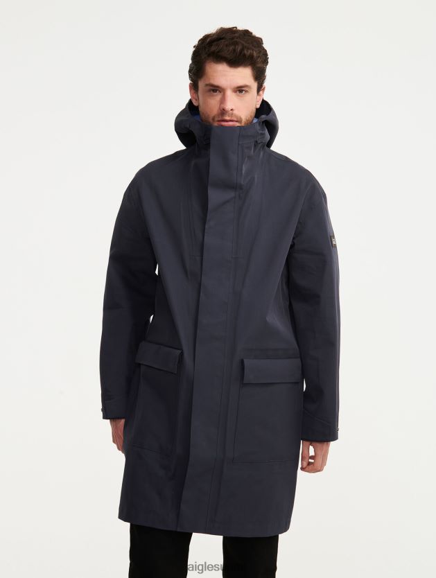 Aigle miehet pitkä hupullinen mtd parka imperiumi vaatteet 0H0BPX223