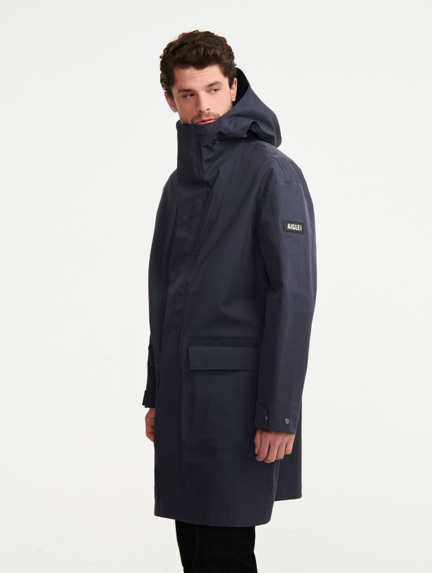 Aigle miehet pitkä hupullinen mtd parka imperiumi vaatteet 0H0BPX223