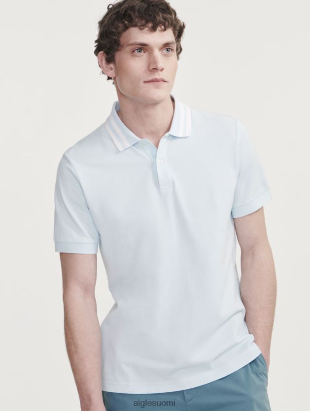 Aigle miehet lyhythihainen kaksoisnauhakauluspoolopaita glakonia vaatteet 0H0BPX124