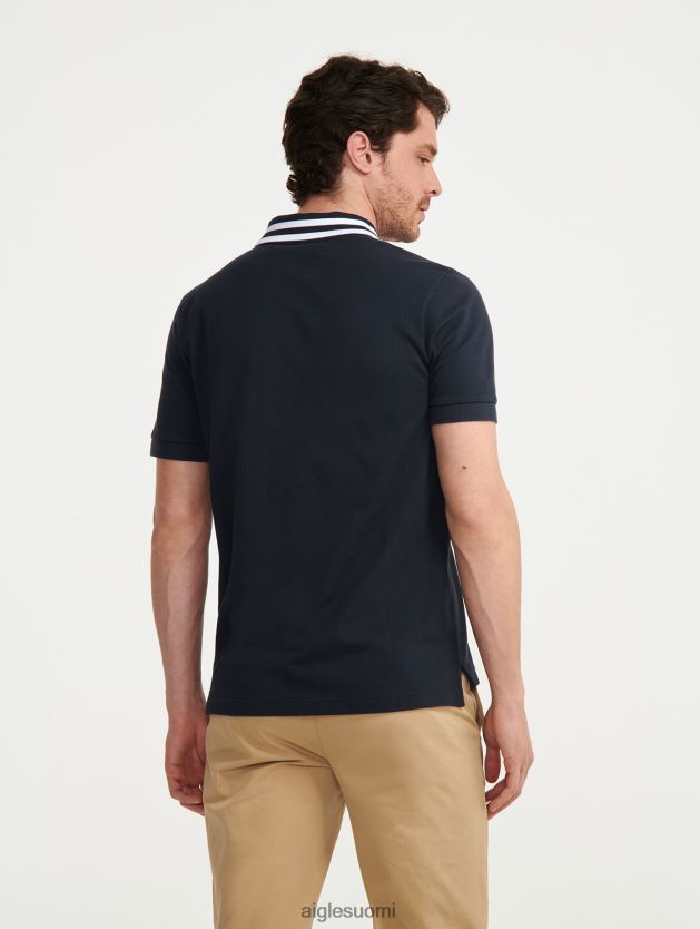 Aigle miehet lyhythihainen kaksoisnauhakauluspoolopaita imperiumi vaatteet 0H0BPX2