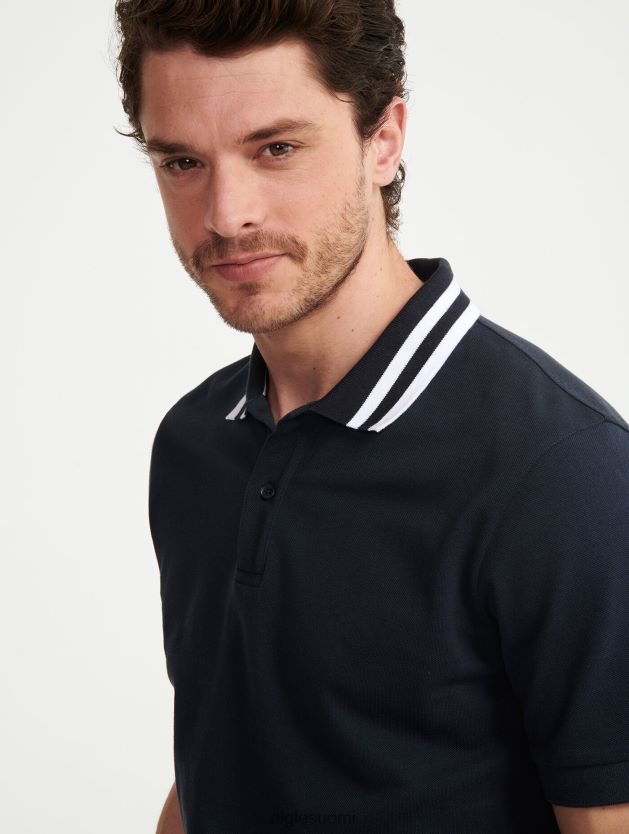 Aigle miehet lyhythihainen kaksoisnauhakauluspoolopaita imperiumi vaatteet 0H0BPX2