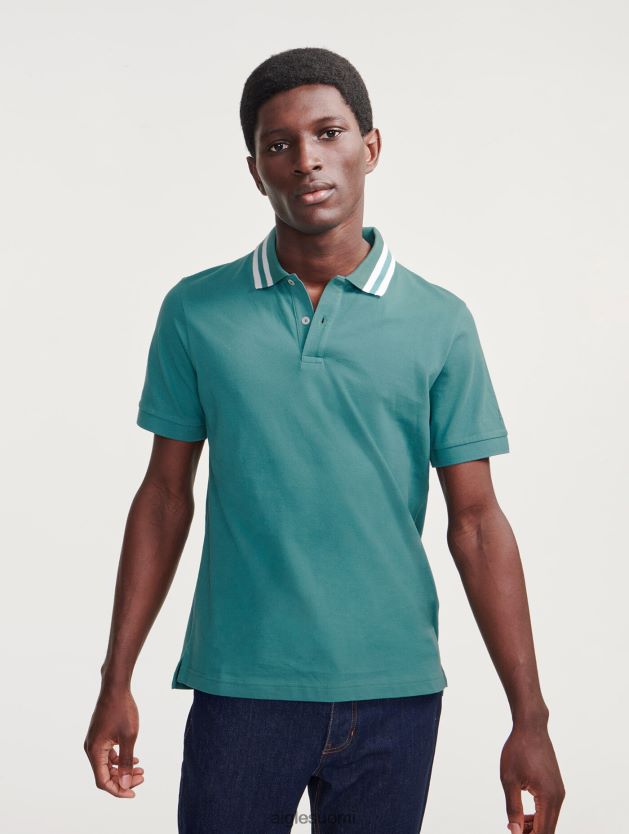 Aigle miehet lyhythihainen kaksoisnauhakauluspoolopaita vesi vaatteet 0H0BPX42