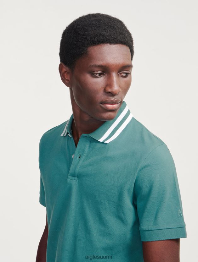 Aigle miehet lyhythihainen kaksoisnauhakauluspoolopaita vesi vaatteet 0H0BPX42