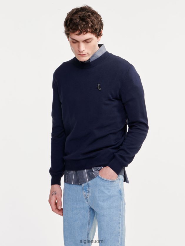 Aigle miehet hienomittainen pyöreäkaulapusero imperiumi vaatteet 0H0BPX151