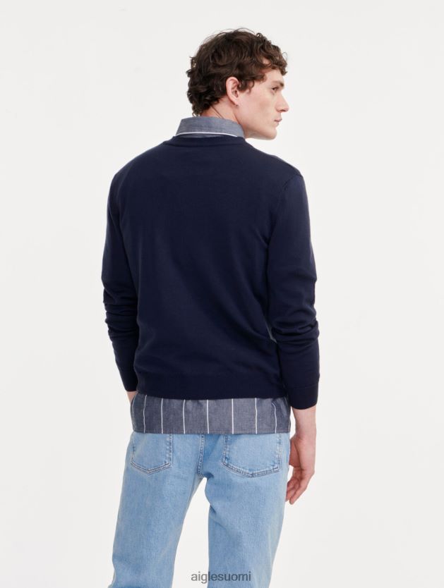 Aigle miehet hienomittainen pyöreäkaulapusero imperiumi vaatteet 0H0BPX151