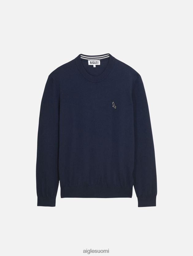 Aigle miehet hienomittainen pyöreäkaulapusero imperiumi vaatteet 0H0BPX151