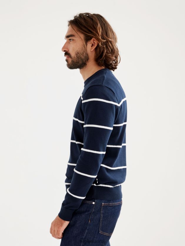 Aigle miehet valmistettu ranskassa hienomittaisen miehistön kaulainen merimiespusero imperiumi st vaatteet 0H0BPX83