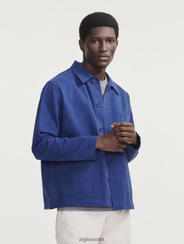 Aigle miehet keskipitkä työvaatetakki encrebleu vaatteet 0H0BPX180