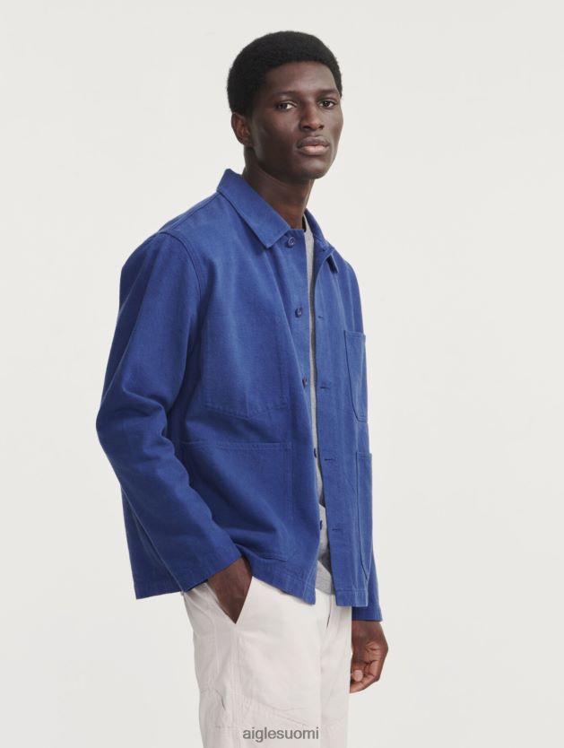 Aigle miehet keskipitkä työvaatetakki encrebleu vaatteet 0H0BPX180