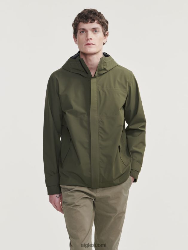 Aigle miehet lyhyt hupullinen mtd-takki avocat vaatteet 0H0BPX161