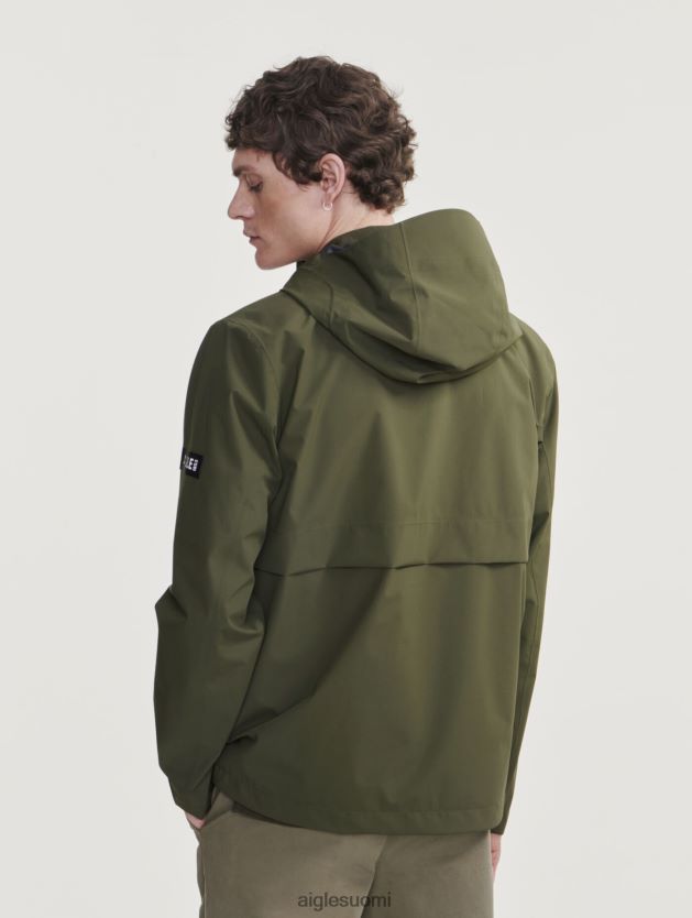 Aigle miehet lyhyt hupullinen mtd-takki avocat vaatteet 0H0BPX161