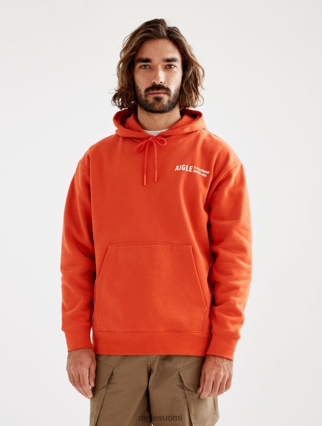 Aigle miehet painettu huppari harissa vaatteet 0H0BPX84