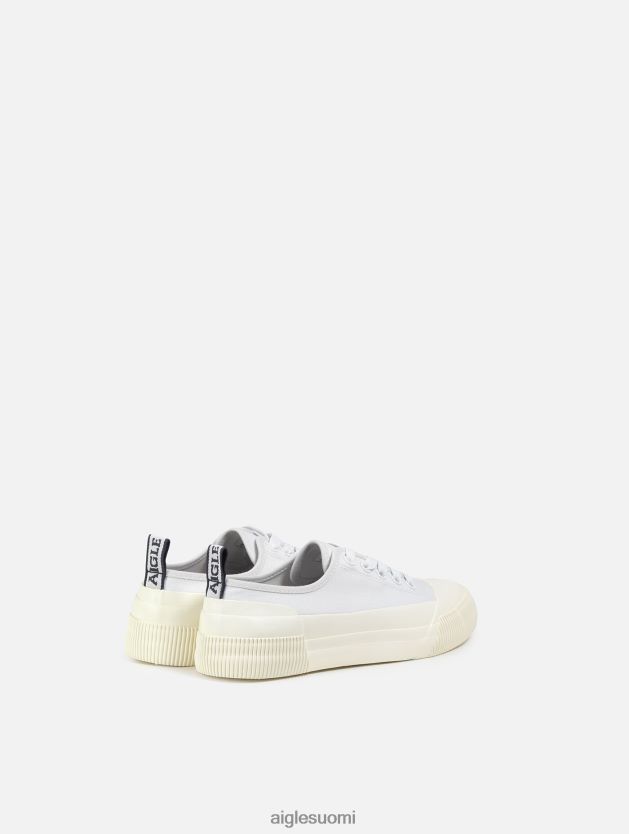 Aigle naiset ympäristöystävällinen kangas ja kumilenkkari blanc kenkiä 0H0BPX638
