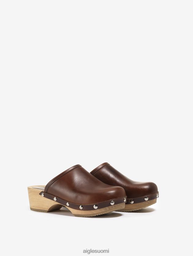 Aigle naiset nahkaa ja puutakkia bourbon kenkiä 0H0BPX630