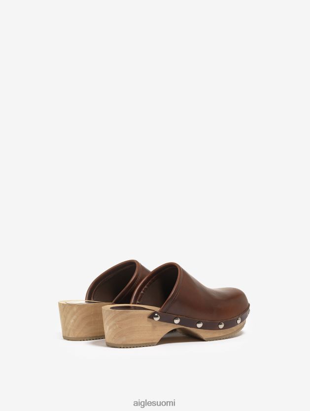 Aigle naiset nahkaa ja puutakkia bourbon kenkiä 0H0BPX630