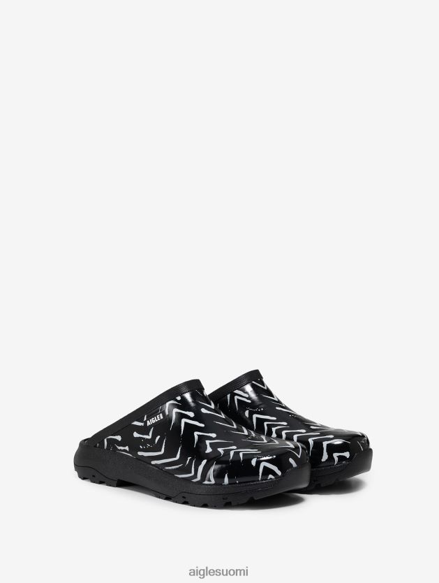 Aigle naiset painettu versio aidosta tukkeutumasta chevron kenkiä 0H0BPX634