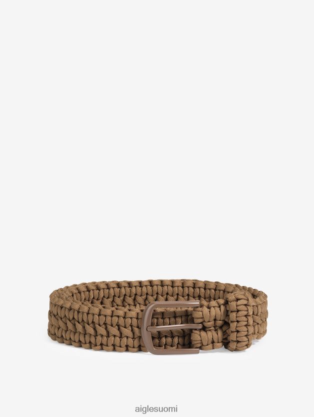 Aigle naiset punottu vyön ikoninen solki hasselpähkinä Lisätarvikkeet 0H0BPX671