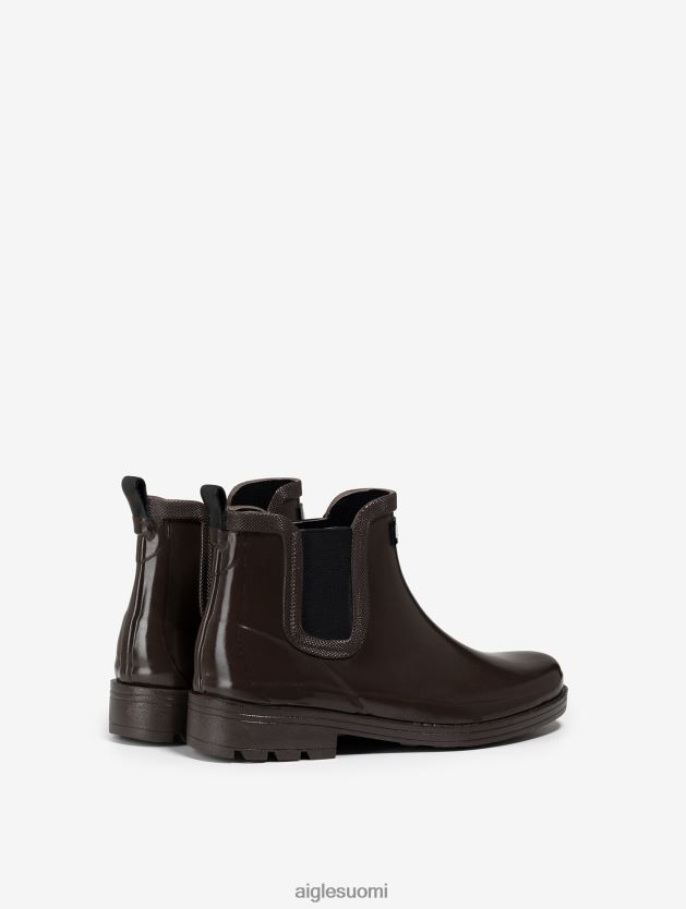 Aigle naiset hevosurheilun vaikutteita saaneet nilkkasadesaappaat kaakao saappaat 0H0BPX519