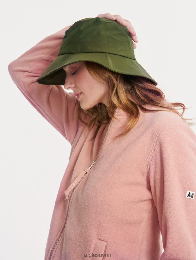 Aigle naiset pyöreä kaula vetoketjullinen fleece sumuinen ruusu vaatteet 0H0BPX589