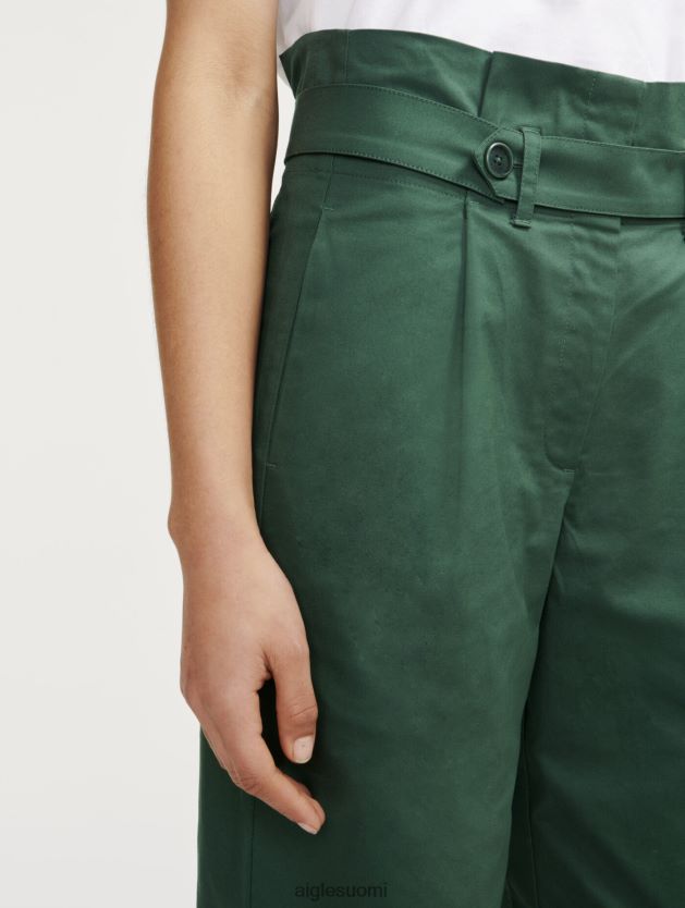 Aigle naiset puuvillatvillist leveälahkeiset housut kasvitieteellinen vaatteet 0H0BPX453