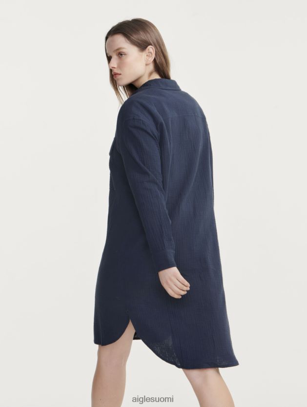 Aigle naiset puuvillainen sideharso paitamekko imperiumi vaatteet 0H0BPX445