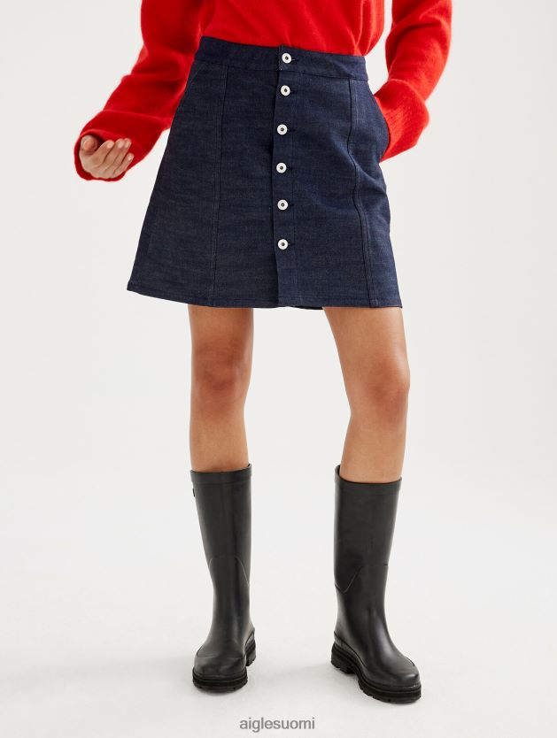 Aigle naiset valmistettu ranskassa lyhyt farkkuhame denim vaatteet 0H0BPX703