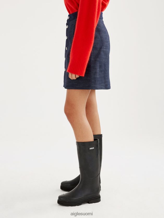 Aigle naiset valmistettu ranskassa lyhyt farkkuhame denim vaatteet 0H0BPX703