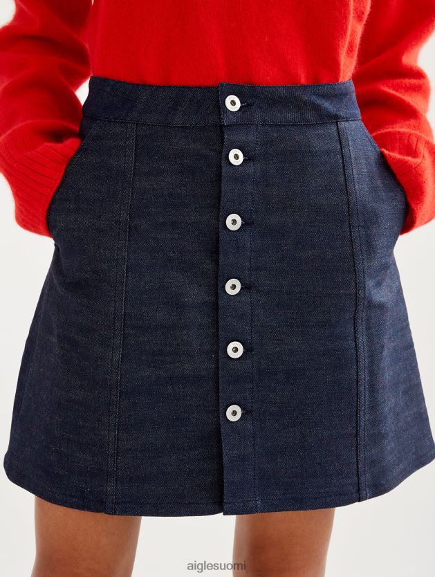 Aigle naiset valmistettu ranskassa lyhyt farkkuhame denim vaatteet 0H0BPX703