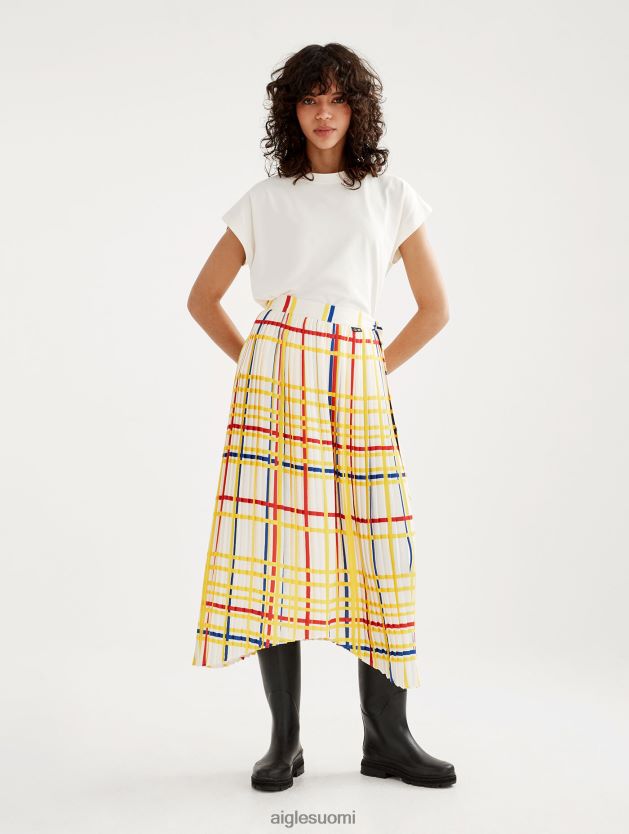 Aigle x Centre Pompidou naiset iloinen hame mondrian vaatteet 0H0BPX583