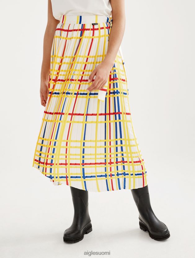 Aigle x Centre Pompidou naiset iloinen hame mondrian vaatteet 0H0BPX583