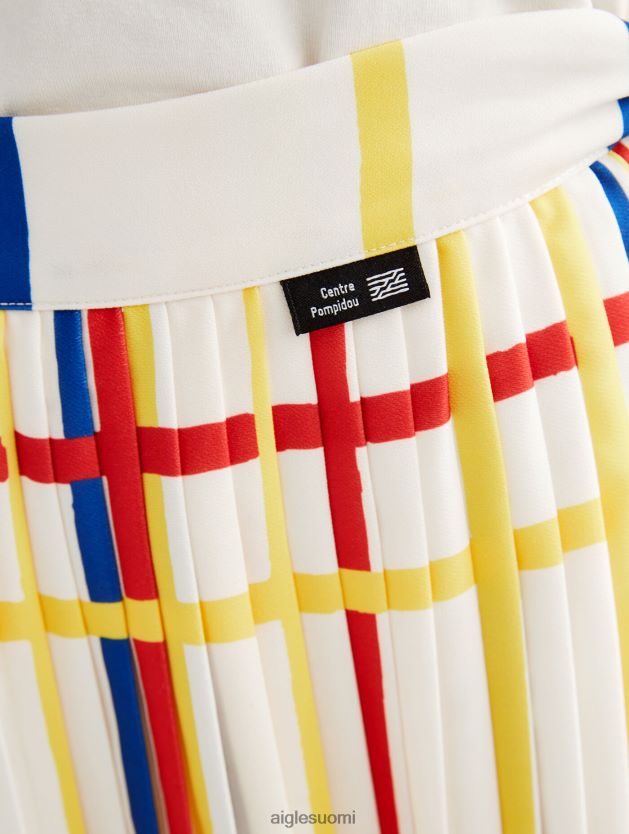 Aigle x Centre Pompidou naiset iloinen hame mondrian vaatteet 0H0BPX583