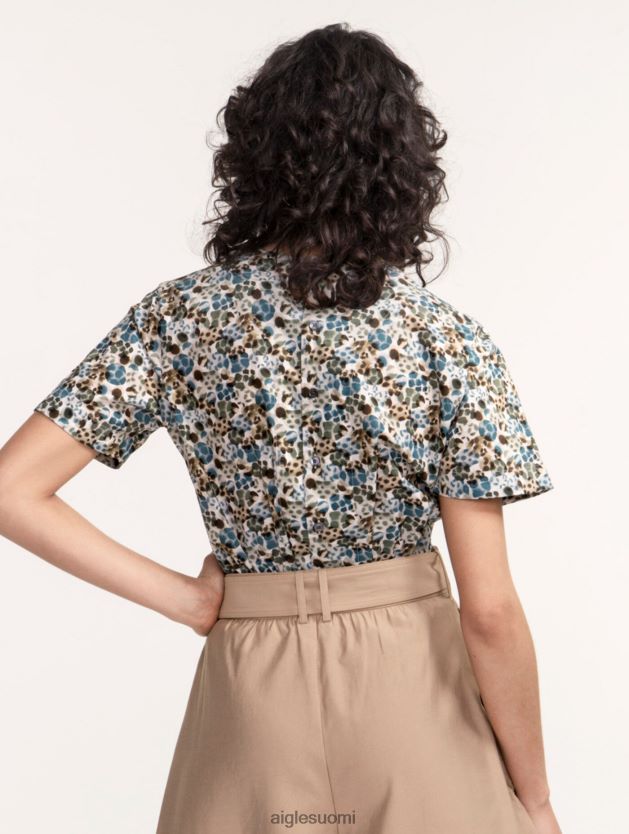 Aigle naiset liberty london lyhythihainen pusero myrskynsininen pr vaatteet 0H0BPX553