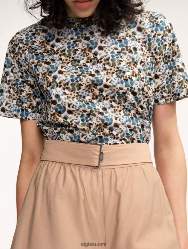 Aigle naiset liberty london lyhythihainen pusero myrskynsininen pr vaatteet 0H0BPX553